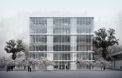 Le bâtiment d'UniDistance Suisse à Brigue