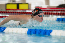Julia Hassler à la piscine