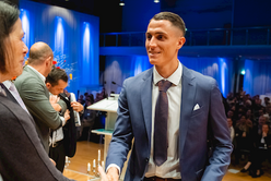 Vincent Sierro à la remise de diplômes